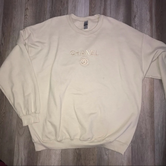 Tops - oversized sweater in beige